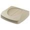 Rubbermaid Commercial Swing Top Lid, Beige, Plastic, 16 in W/Dia FG268988BEIG - alternate 1